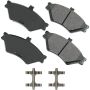Akebono ACT659 Akebono ProACT Ultra Premium Ceramic Disc Brake Pad Kit
