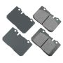 Akebono ACT665 Akebono ProACT Ultra Premium Ceramic Disc Brake Pad Kit