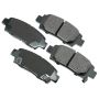 Akebono ACT672 Akebono ProACT Ultra Premium Ceramic Disc Brake Pad Kit