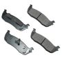 Akebono ACT711 Akebono ProACT Ultra Premium Ceramic Disc Brake Pad Kit