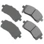 Akebono ACT721 Akebono ProACT Ultra Premium Ceramic Disc Brake Pad Kit