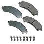 Akebono ACT726 Akebono ProACT Ultra Premium Ceramic Disc Brake Pad Kit