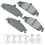 Akebono ACT727 Akebono ProACT Ultra Premium Ceramic Disc Brake Pad Kit