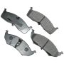 Akebono ACT730 Akebono ProACT Ultra Premium Ceramic Disc Brake Pad Kit