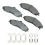 Akebono ACT731 Akebono ProACT Ultra Premium Ceramic Disc Brake Pad Kit