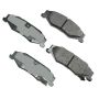 Akebono ACT732 Akebono ProACT Ultra Premium Ceramic Disc Brake Pad Kit