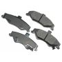 Akebono ACT750 Akebono ProACT Ultra Premium Ceramic Disc Brake Pad Kit