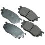 Akebono ACT755 Akebono ProACT Ultra Premium Ceramic Disc Brake Pad Kit