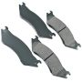 Akebono ACT758 Akebono ProACT Ultra Premium Ceramic Disc Brake Pad Kit