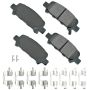 Akebono ACT770A Akebono ProACT Ultra Premium Ceramic Disc Brake Pad Kit
