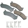 Akebono ACT785 Akebono ProACT Ultra Premium Ceramic Disc Brake Pad Kit