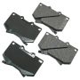 Akebono ACT812 Akebono ProACT Ultra Premium Ceramic Disc Brake Pad Kit