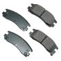 Akebono ACT814 Akebono ProACT Ultra Premium Ceramic Disc Brake Pad Kit