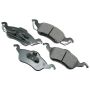 Akebono ACT816 Akebono ProACT Ultra Premium Ceramic Disc Brake Pad Kit