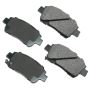 Akebono ACT822 Akebono ProACT Ultra Premium Ceramic Disc Brake Pad Kit