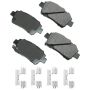 Akebono ACT822B Akebono ProACT Ultra Premium Ceramic Disc Brake Pad Kit