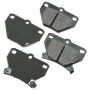 Akebono ACT823 Akebono ProACT Ultra Premium Ceramic Disc Brake Pad Kit