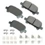 Akebono ACT828A Akebono ProACT Ultra Premium Ceramic Disc Brake Pad Kit