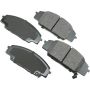 Akebono ACT829 Akebono ProACT Ultra Premium Ceramic Disc Brake Pad Kit
