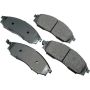 Akebono ACT830 Akebono ProACT Ultra Premium Ceramic Disc Brake Pad Kit