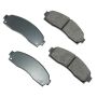 Akebono ACT833 Akebono ProACT Ultra Premium Ceramic Disc Brake Pad Kit