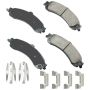 Akebono ACT834A Akebono ProACT Ultra Premium Ceramic Disc Brake Pad Kit