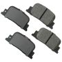 Akebono ACT835 Akebono ProACT Ultra Premium Ceramic Disc Brake Pad Kit