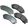 Akebono ACT844 Akebono ProACT Ultra Premium Ceramic Disc Brake Pad Kit
