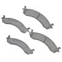 Akebono ACT859 Akebono ProACT Ultra Premium Ceramic Disc Brake Pad Kit