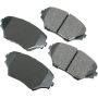 Akebono ACT862 Akebono ProACT Ultra Premium Ceramic Disc Brake Pad Kit