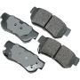 Akebono ACT863 Akebono ProACT Ultra Premium Ceramic Disc Brake Pad Kit