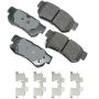 Akebono ACT863A Akebono ProACT Ultra Premium Ceramic Disc Brake Pad Kit