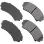 Akebono ACT867 Akebono ProACT Ultra Premium Ceramic Disc Brake Pad Kit