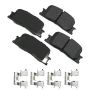Akebono ACT885 Akebono ProACT Ultra Premium Ceramic Disc Brake Pad Kit