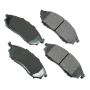 Akebono ACT888 Akebono ProACT Ultra Premium Ceramic Disc Brake Pad Kit
