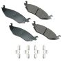 Akebono ACT898 Akebono ProACT Ultra Premium Ceramic Disc Brake Pad Kit