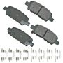 Akebono ACT905A Akebono ProACT Ultra Premium Ceramic Disc Brake Pad Kit