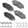 Akebono ACT906B Akebono ProACT Ultra Premium Ceramic Disc Brake Pad Kit