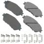 Akebono ACT906C Akebono ProACT Ultra Premium Ceramic Disc Brake Pad Kit