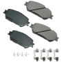 Akebono ACT908A Akebono ProACT Ultra Premium Ceramic Disc Brake Pad Kit