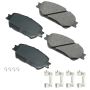 Akebono ACT908B Akebono ProACT Ultra Premium Ceramic Disc Brake Pad Kit