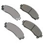 Akebono ACT913 Akebono ProACT Ultra Premium Ceramic Disc Brake Pad Kit