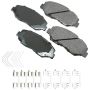 Akebono ACT914A Akebono ProACT Ultra Premium Ceramic Disc Brake Pad Kit