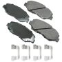 Akebono ACT914B Akebono ProACT Ultra Premium Ceramic Disc Brake Pad Kit