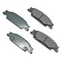 Akebono ACT922 Akebono ProACT Ultra Premium Ceramic Disc Brake Pad Kit