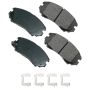 Akebono ACT924A Akebono ProACT Ultra Premium Ceramic Disc Brake Pad Kit