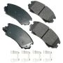 Akebono ACT924C Akebono ProACT Ultra Premium Ceramic Disc Brake Pad Kit