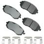 Akebono ACT929A Akebono ProACT Ultra Premium Ceramic Disc Brake Pad Kit