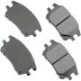 Akebono ACT930 Akebono ProACT Ultra Premium Ceramic Disc Brake Pad Kit