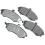 Akebono ACT941 Akebono ProACT Ultra Premium Ceramic Disc Brake Pad Kit